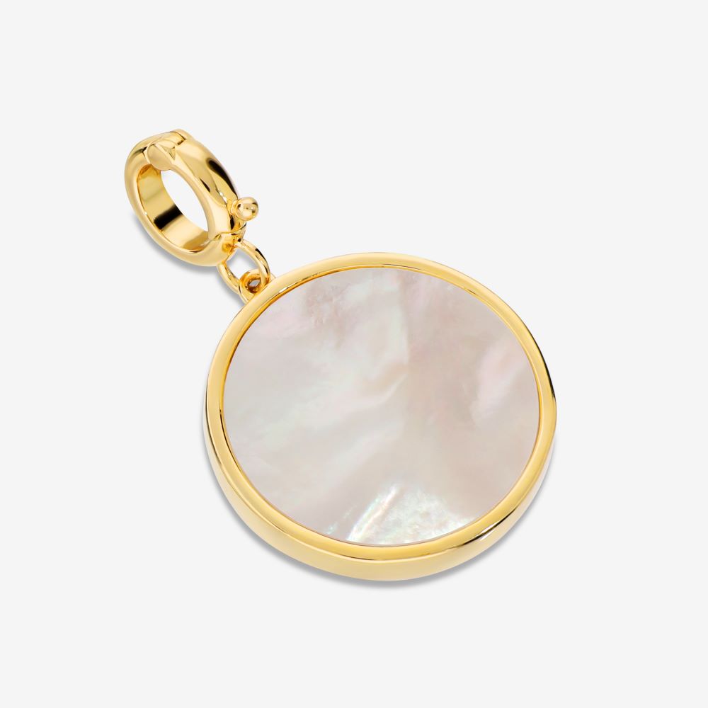 Italian North Star Mother of Pearl and Pave Enhancer