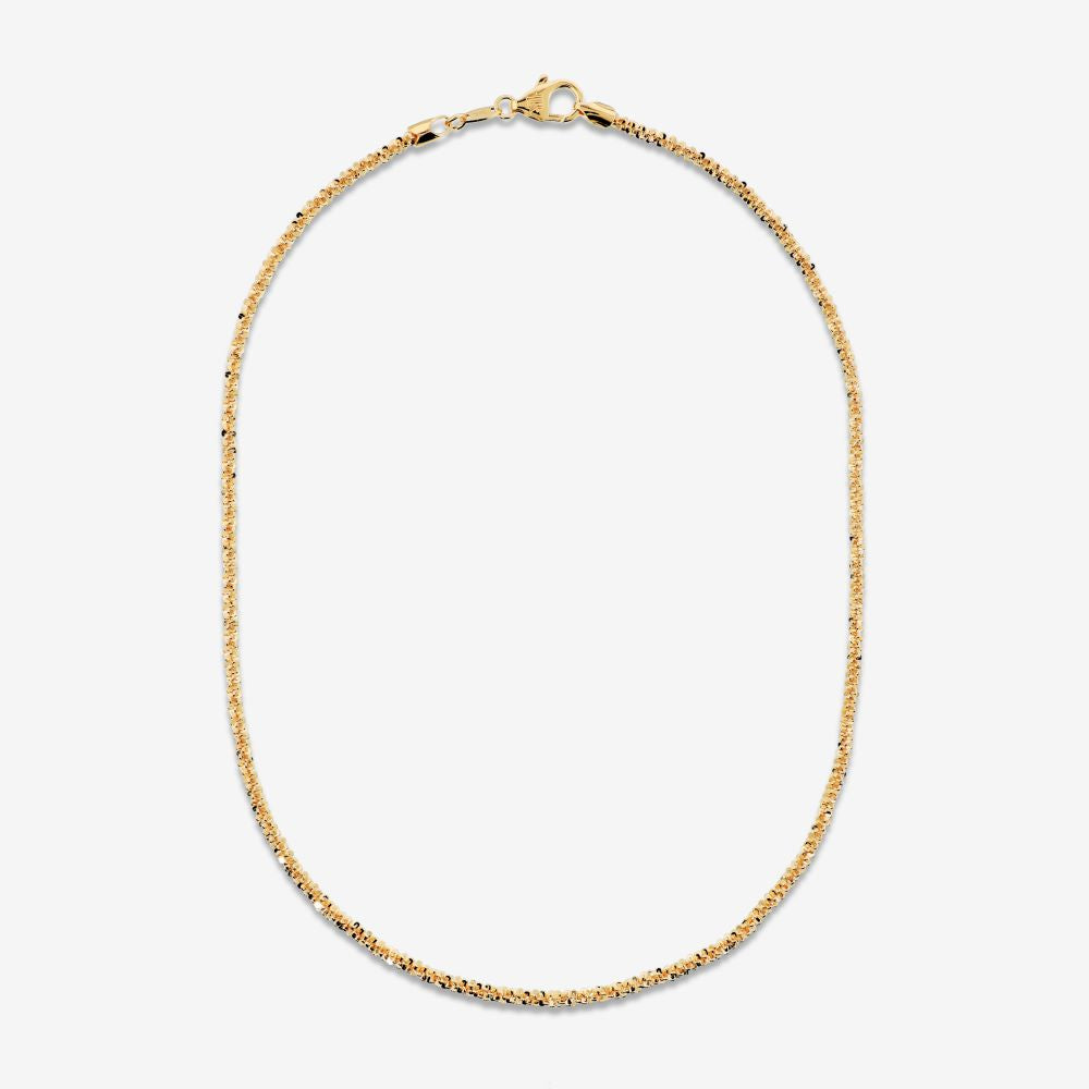 Italian Sparkle Criss Cross Necklace