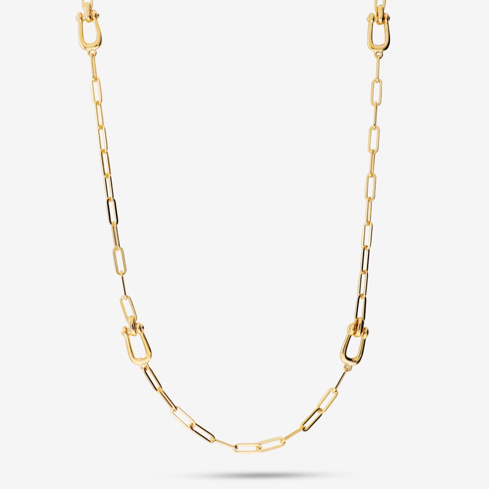 Italian Status Long Necklace With Custom Clasp