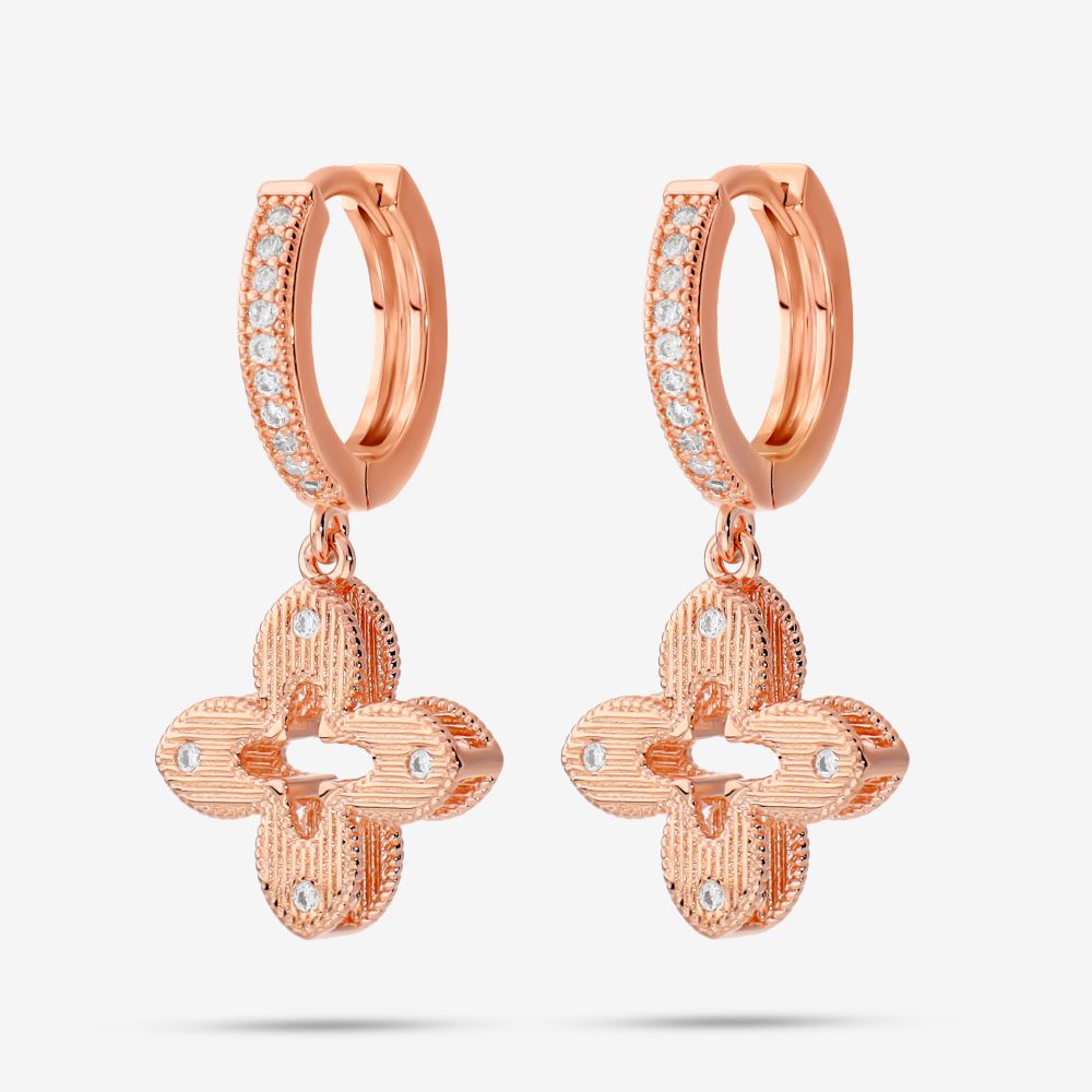 Italian Couture Inspired Flower Earrings