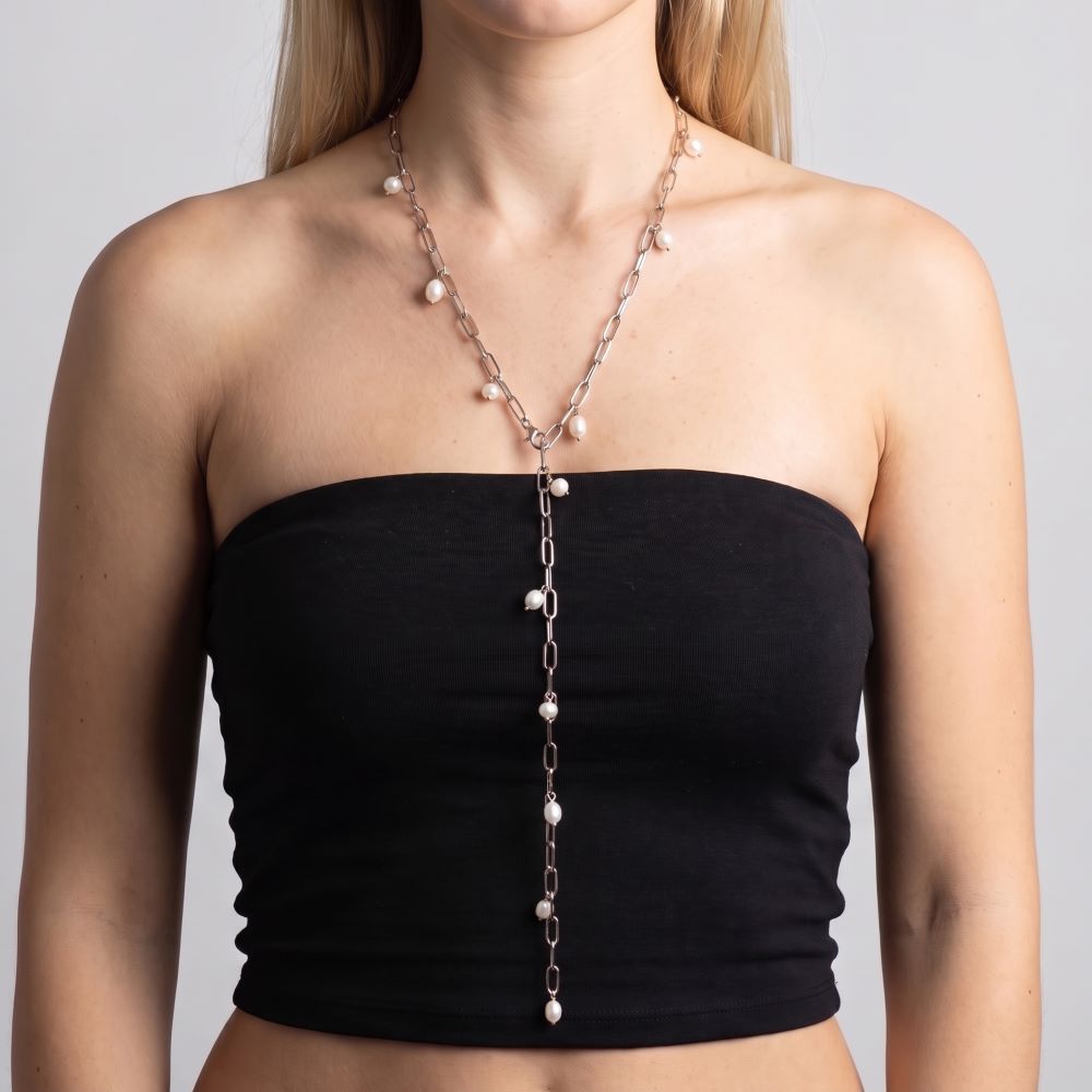 Italian Cultured Freshwater Pearl 36" Changeable Necklace