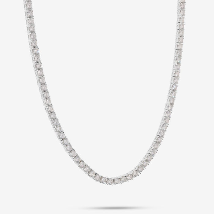 Italian Look Of Fine Tennis Necklace