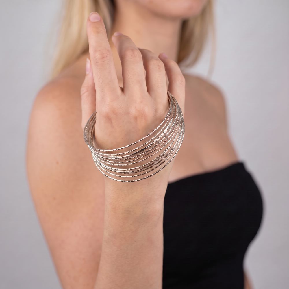Italian Quindici Rolling Bangle Bracelet