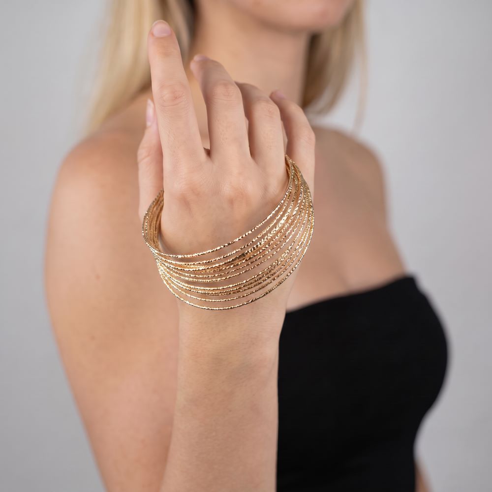 Italian Quindici Rolling Bangle Bracelet