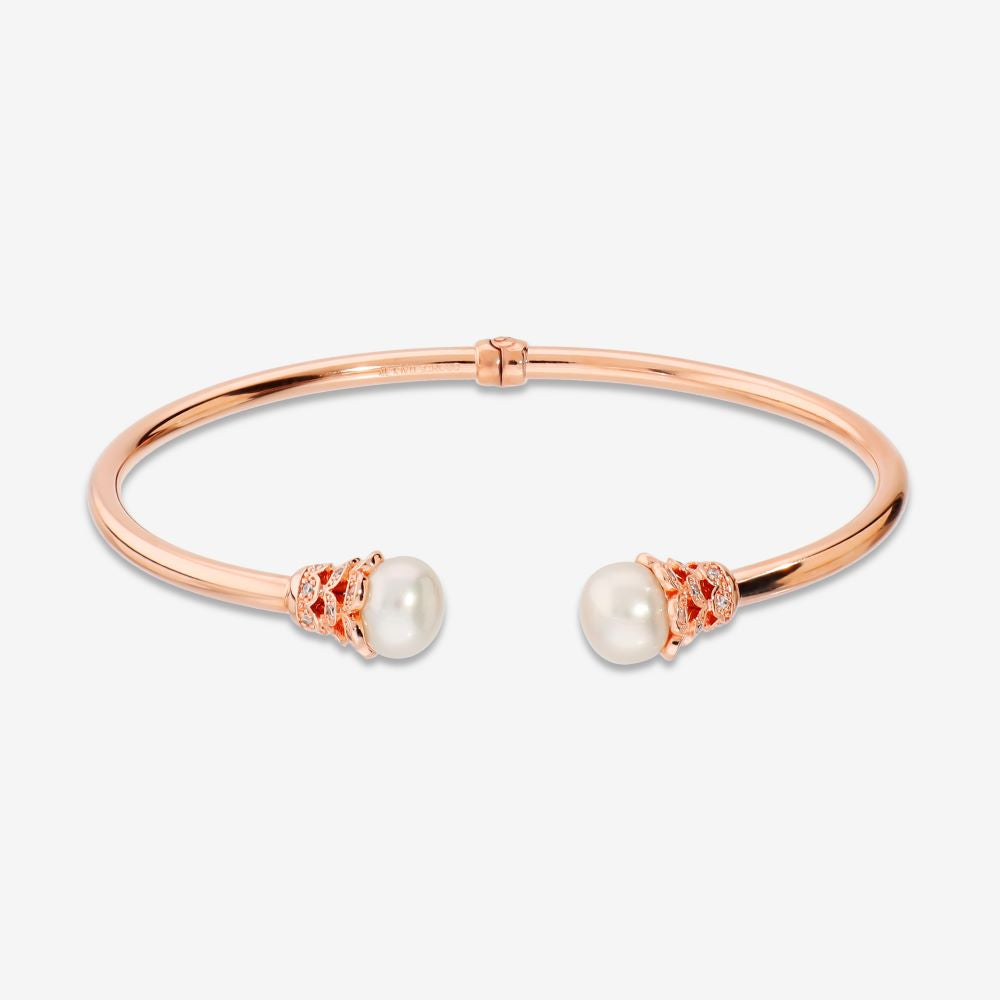 Italian Pearl Detail Cuff Bracelet