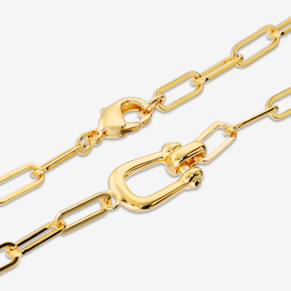 Italian Status Long Necklace With Custom Clasp