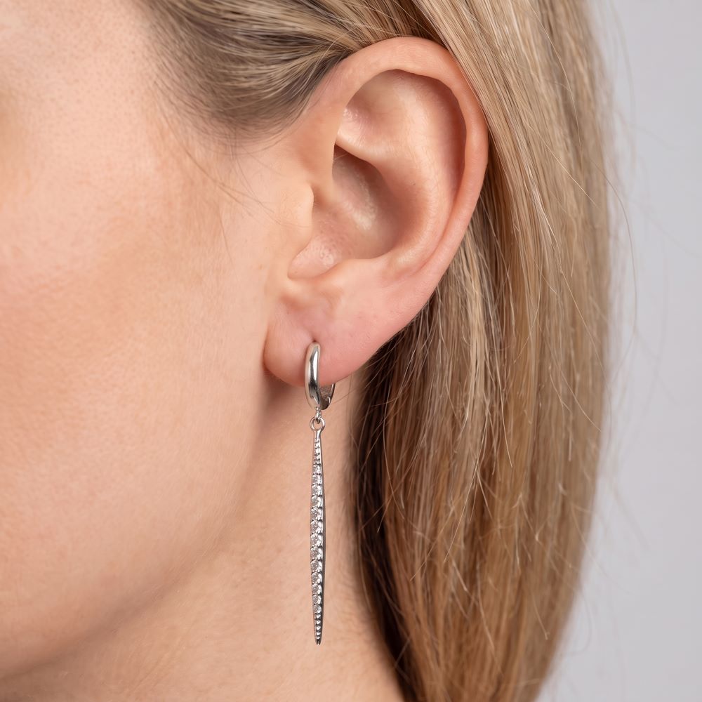 Italian Contemporary Drop Earrings
