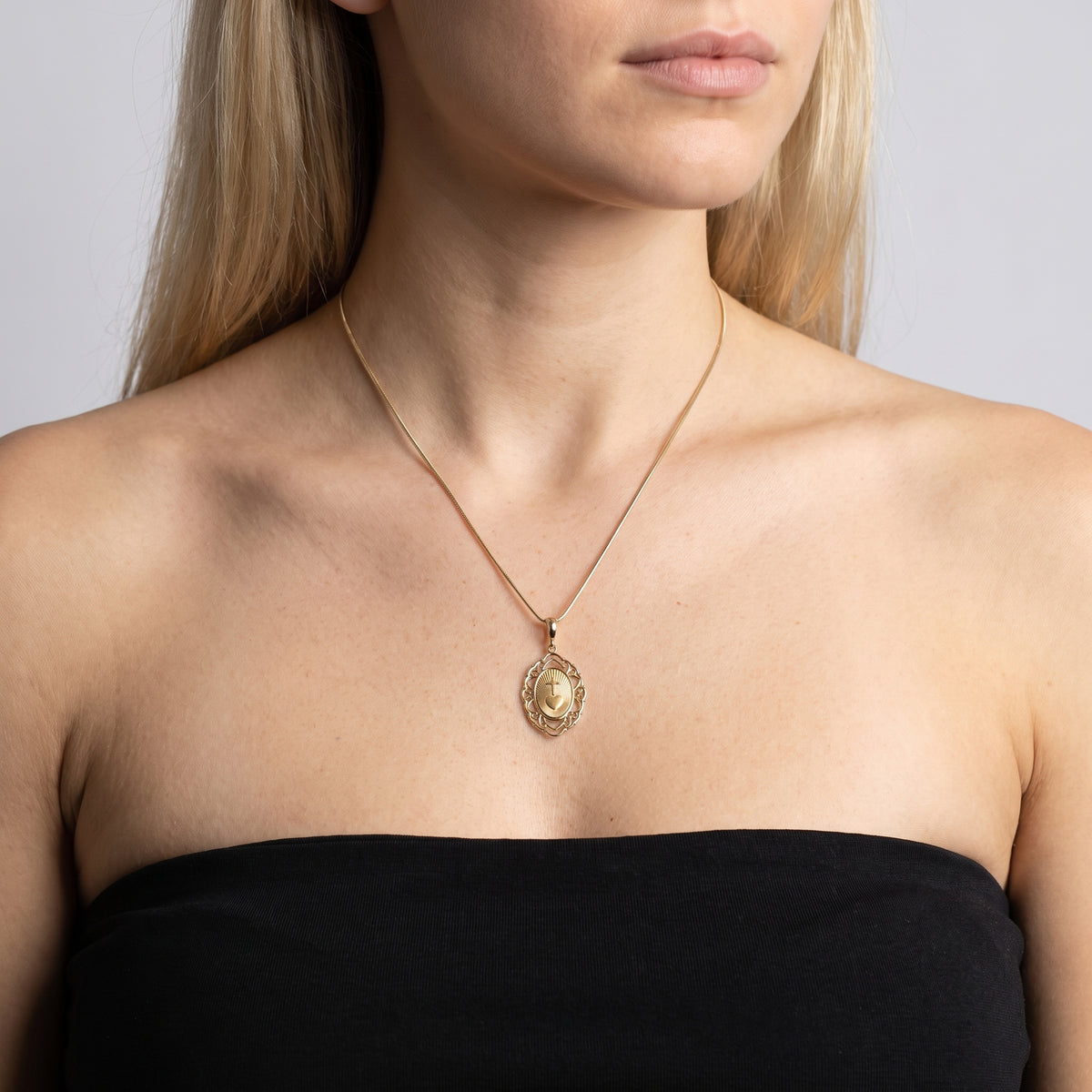 Italian Faith And Love Medallion Enhancer