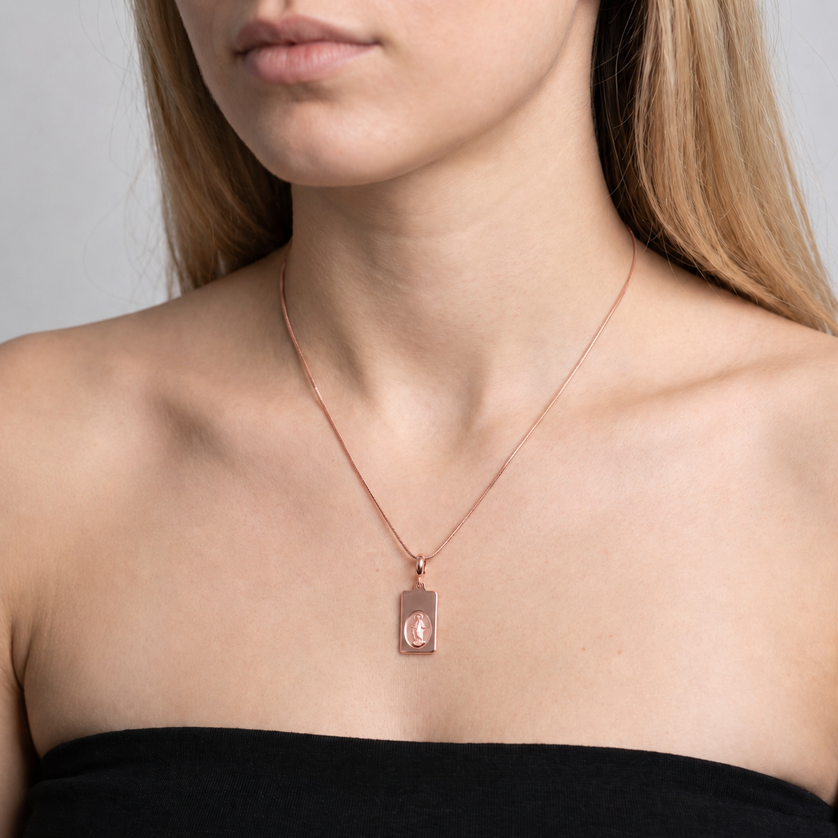 Italian Miraculous Medal Tag Style Enhancer
