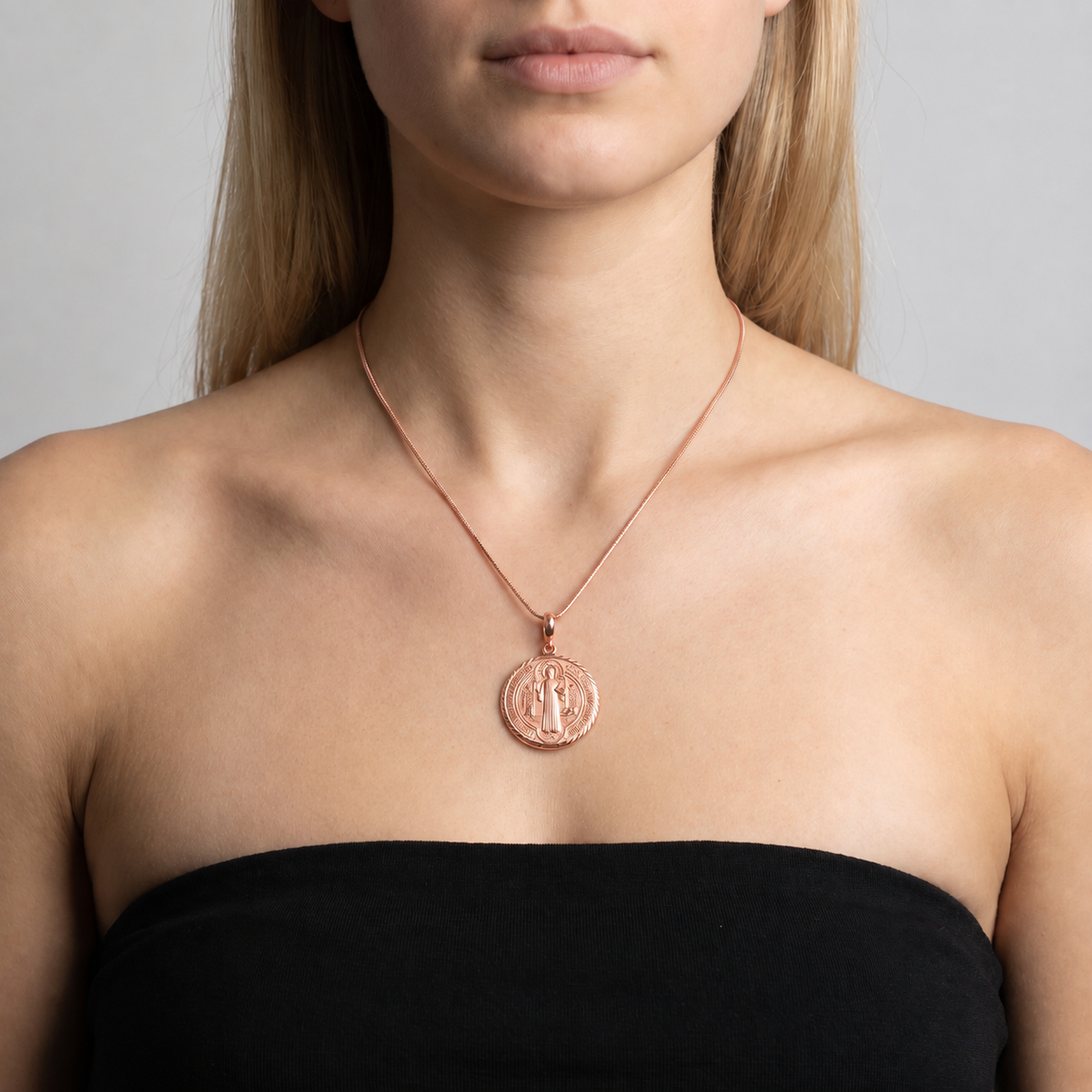 Italian St Benedict Medallion Enhancer