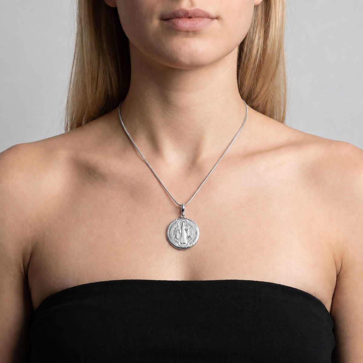 Italian St Benedict Medallion Enhancer