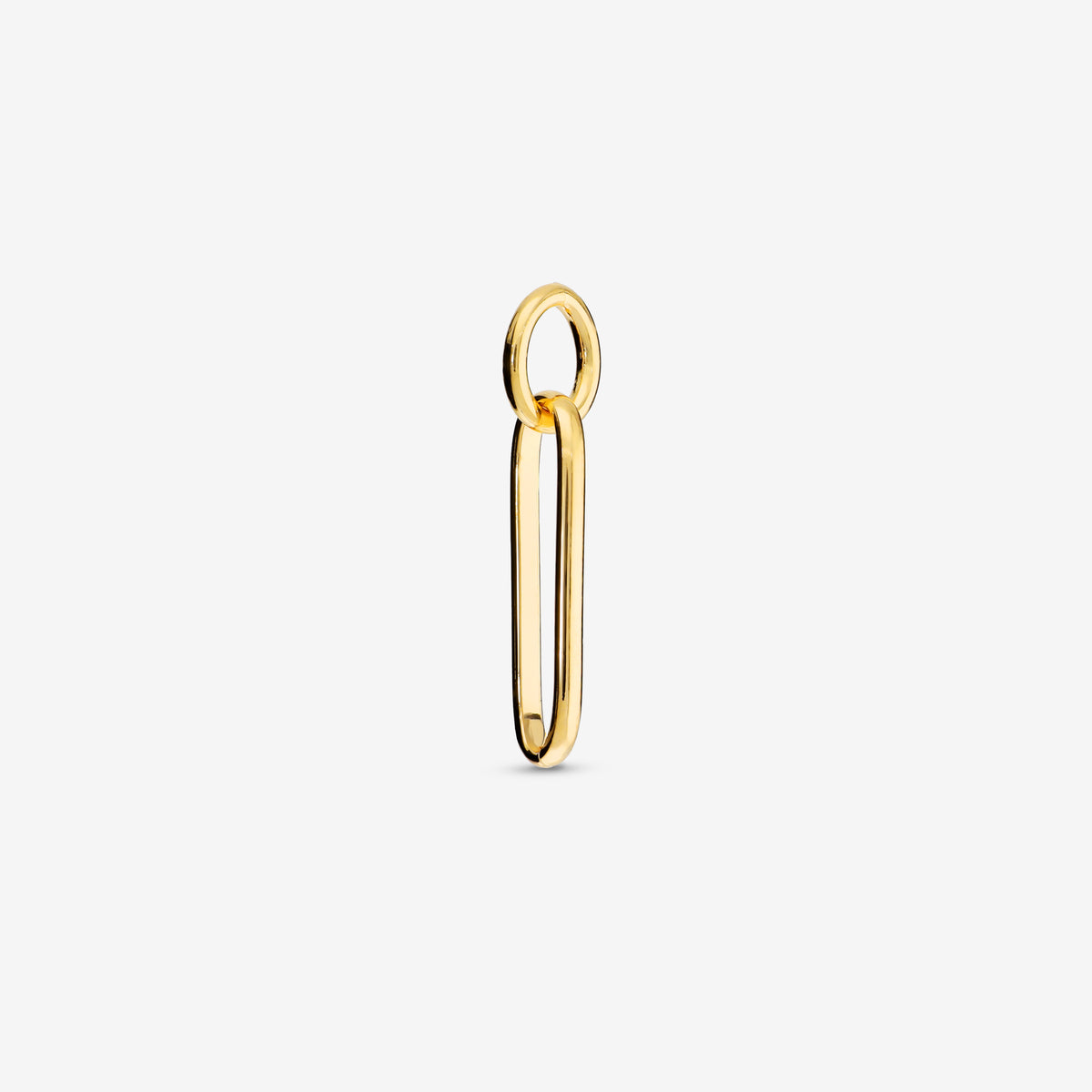 Italian Alternating Status Link Necklace With Center Enhancer and 2 extenders