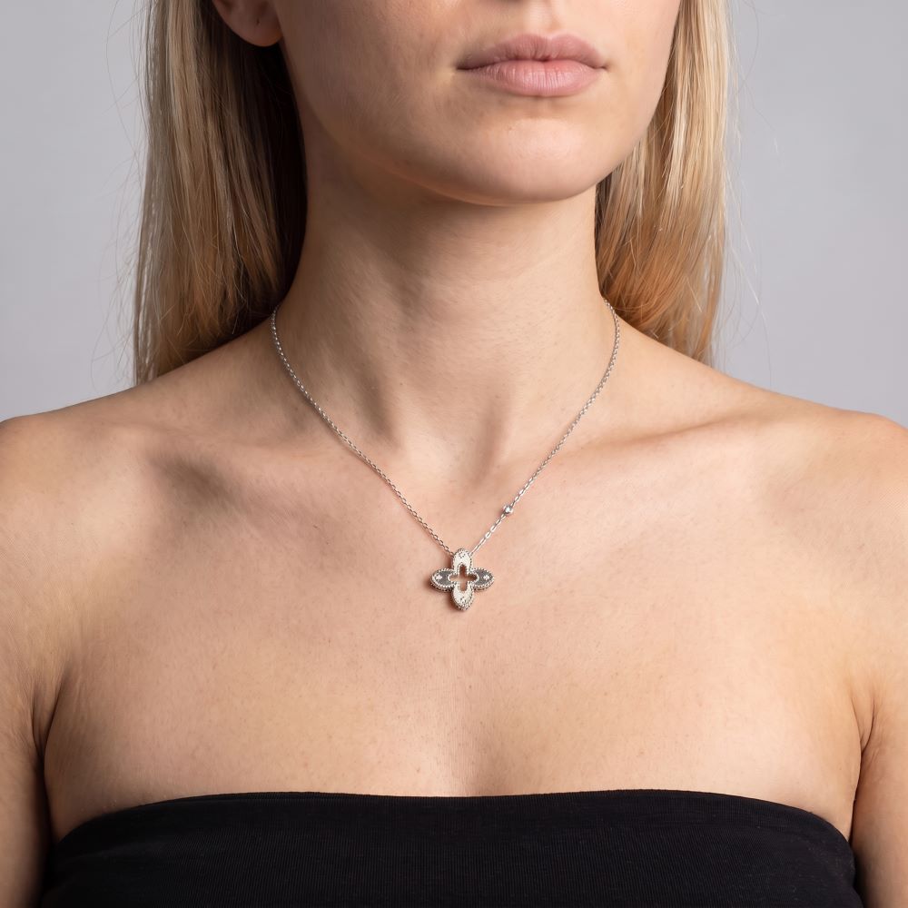 Italian Couture Inspired Flower Necklace