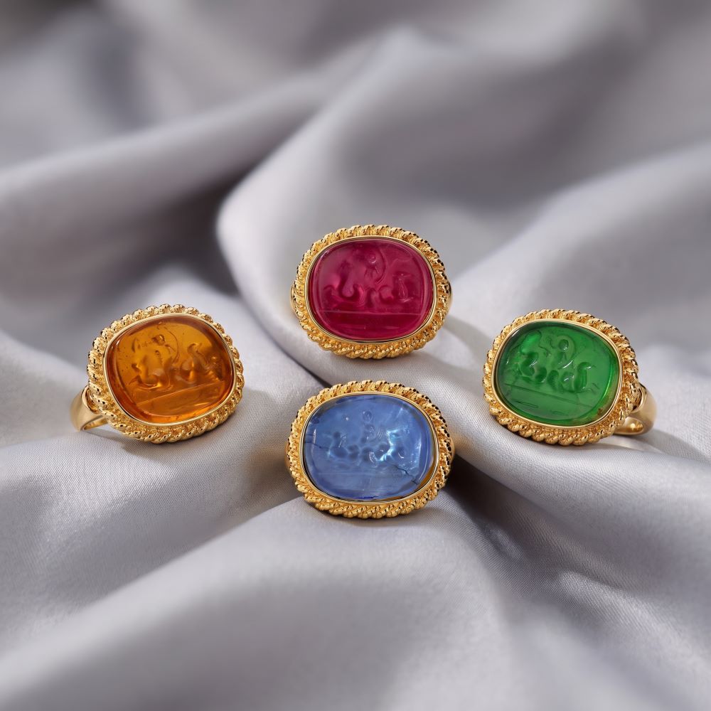 Italian Handmade Venetian Glass Ring