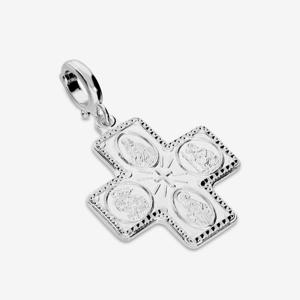Italian Traditional 4 Way Medal Cross Enhancer