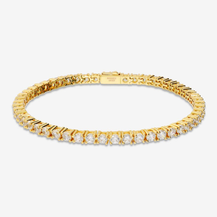 Italian Look Of Fine Tennis Bracelet