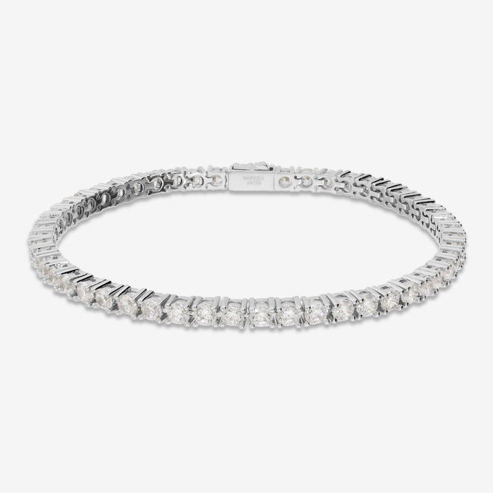 Italian Look Of Fine Tennis Bracelet