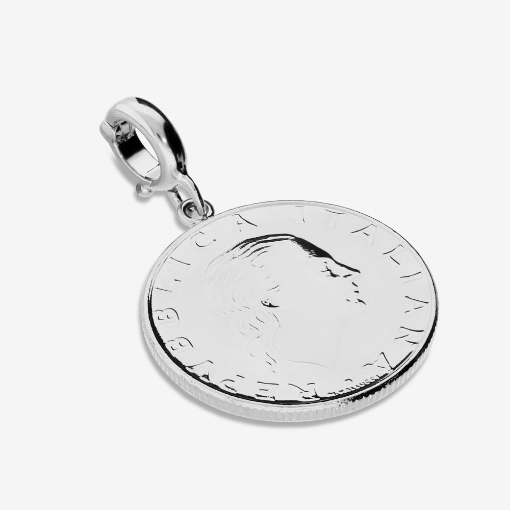 Italian 200 Lire Enhancer Pendant