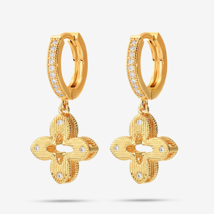 Italian Couture Inspired Flower Earrings
