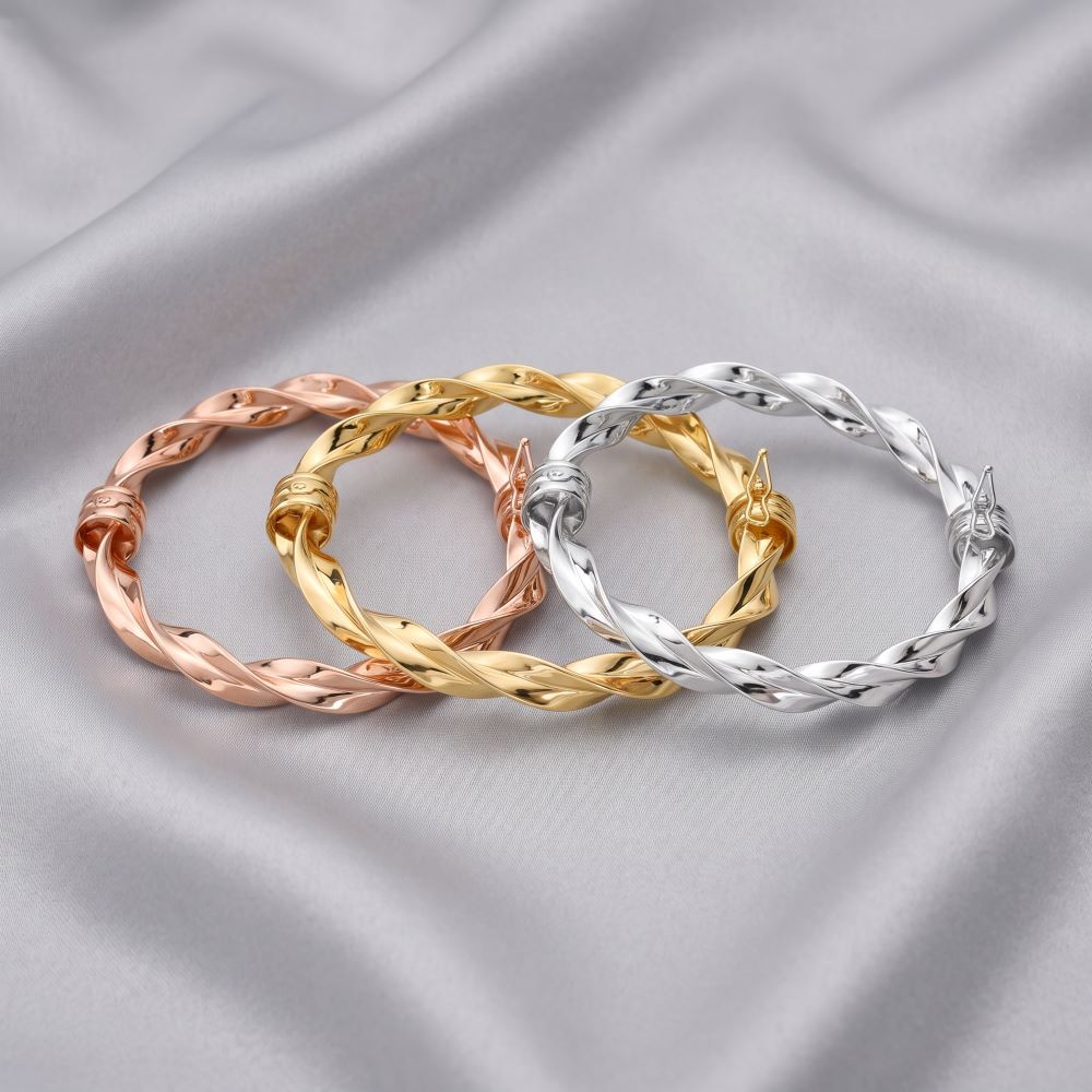 Italian Luxury Twist Bangle