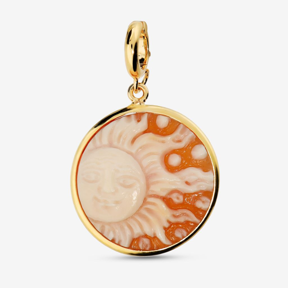 Italian Handmade Genuine Cameo Pendant/Enhancer