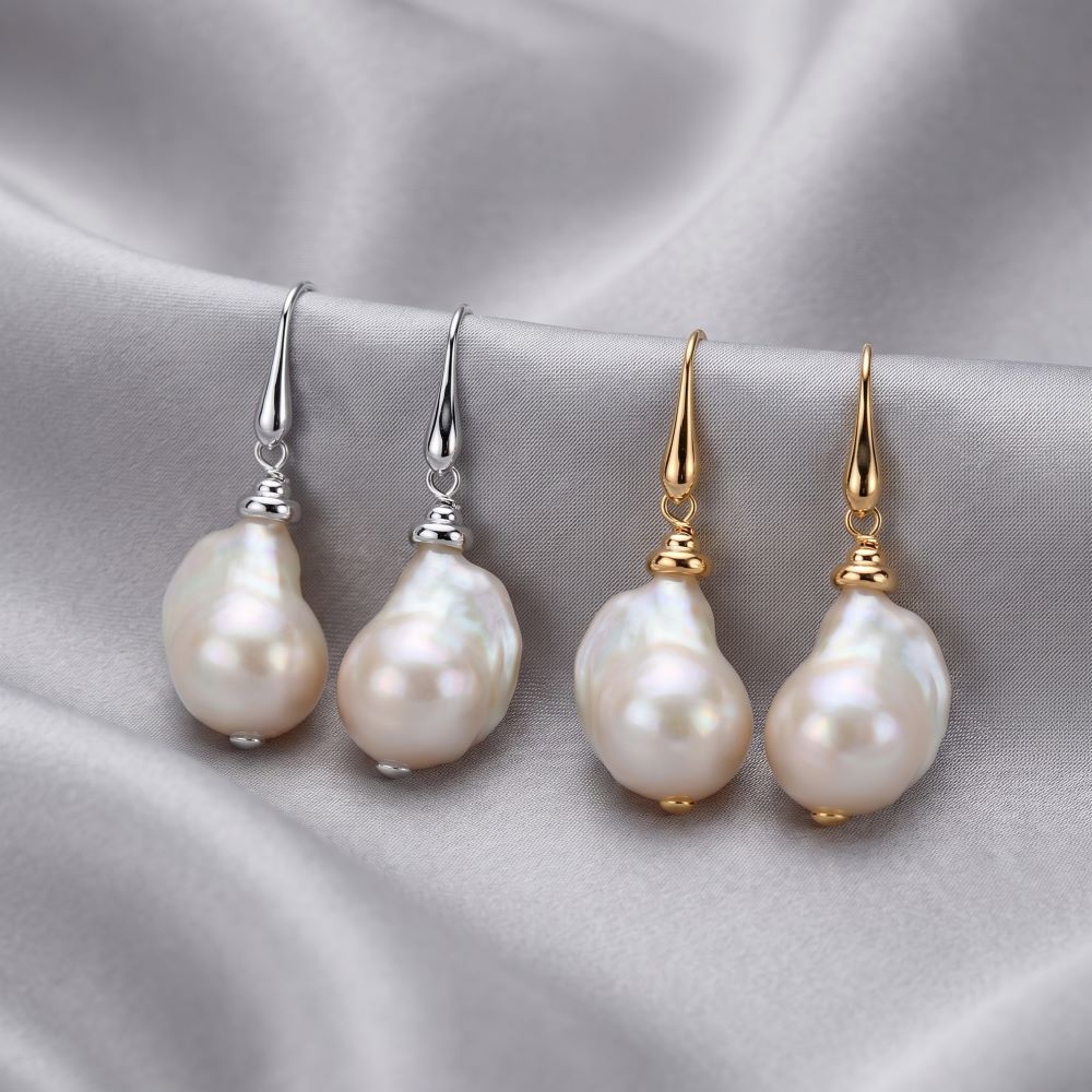 Italian Baroque Pearl Earrings