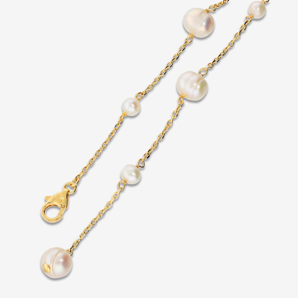 Italian Scattered Pearl 30" Necklace