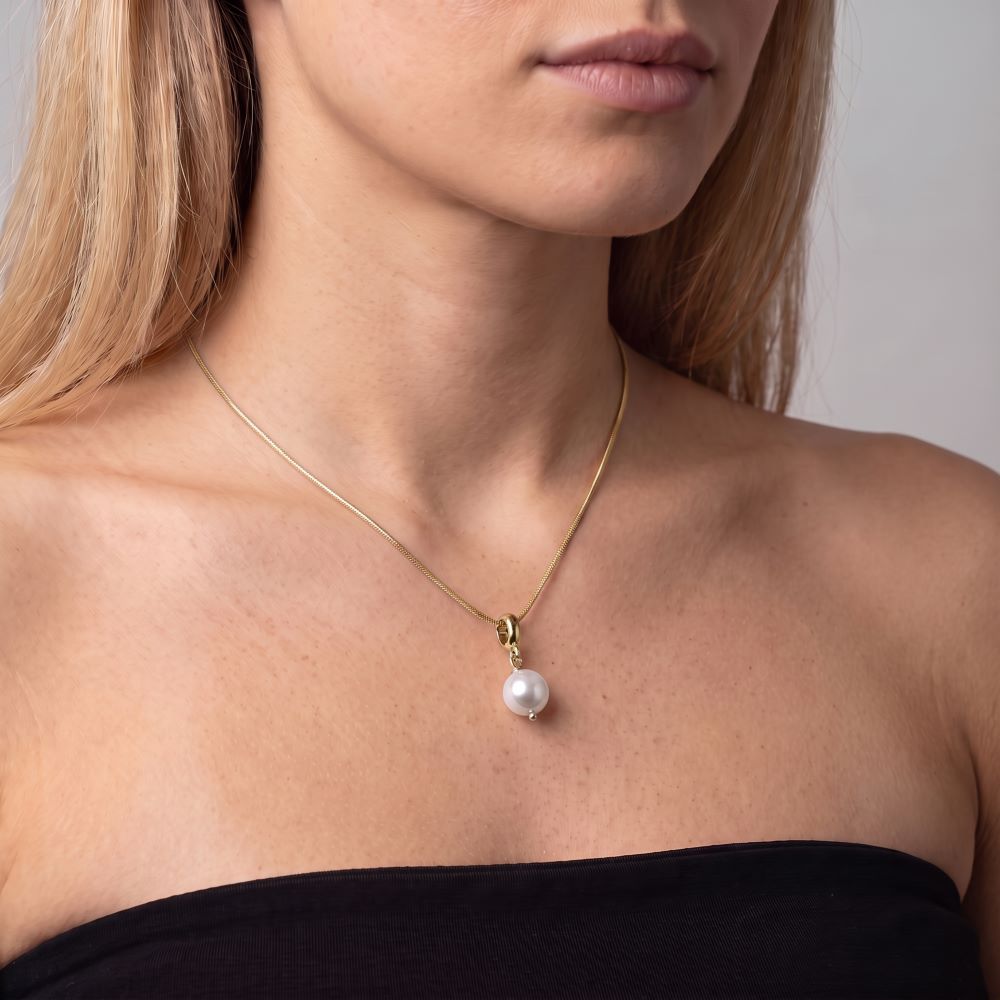 Italian Freshwater Pearl Enhancer Pendant